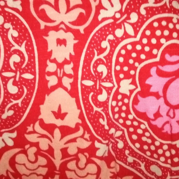 Boden Floral Scoop Neck Mini Dress Size 10 Red Pink - Picture 4 of 5